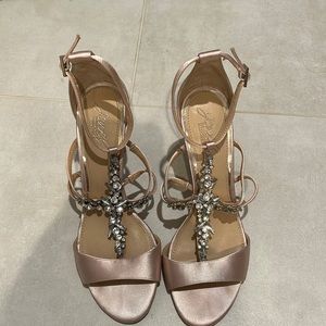 Rose gold sandals